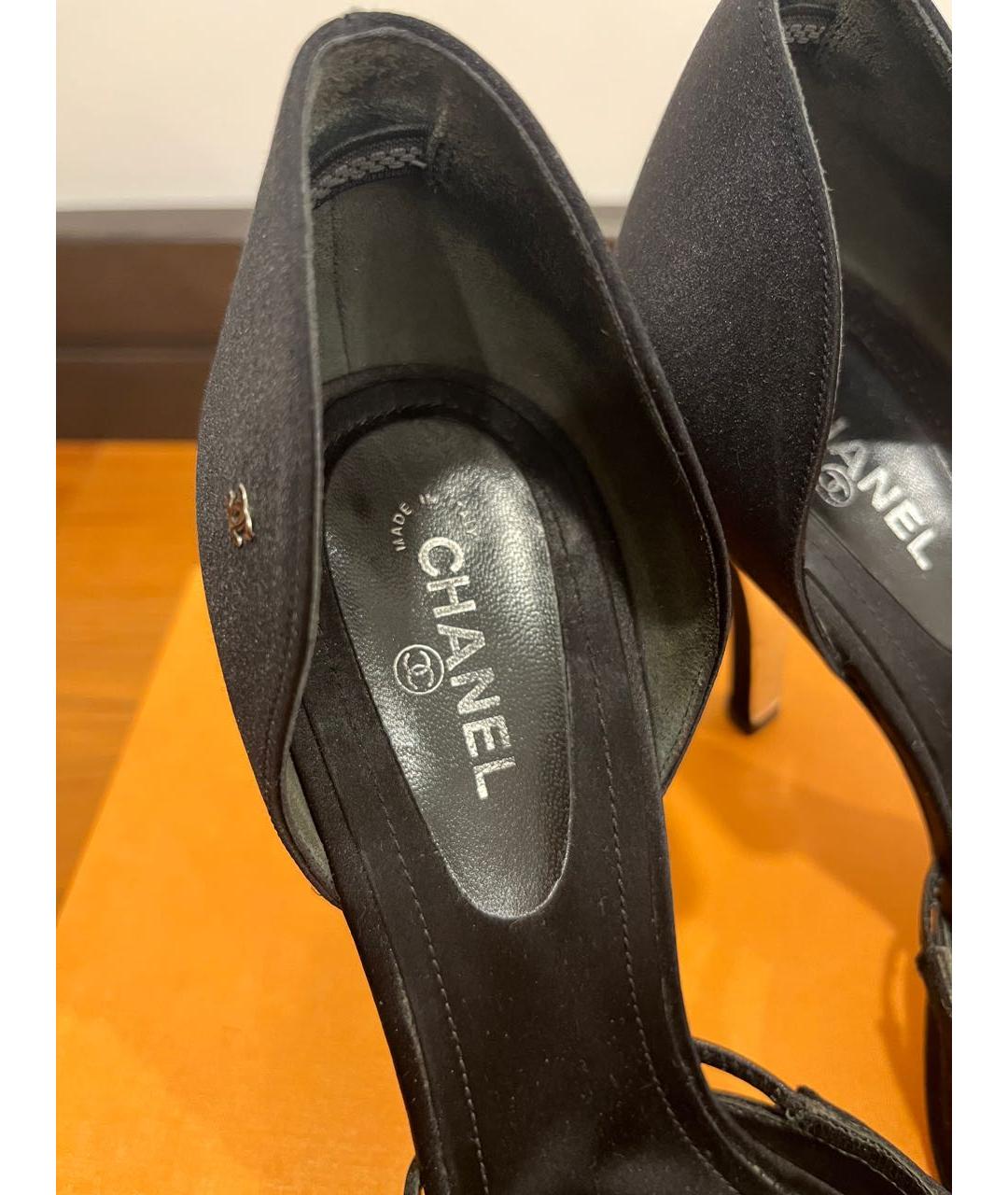 CHANEL Черные туфли, фото 5