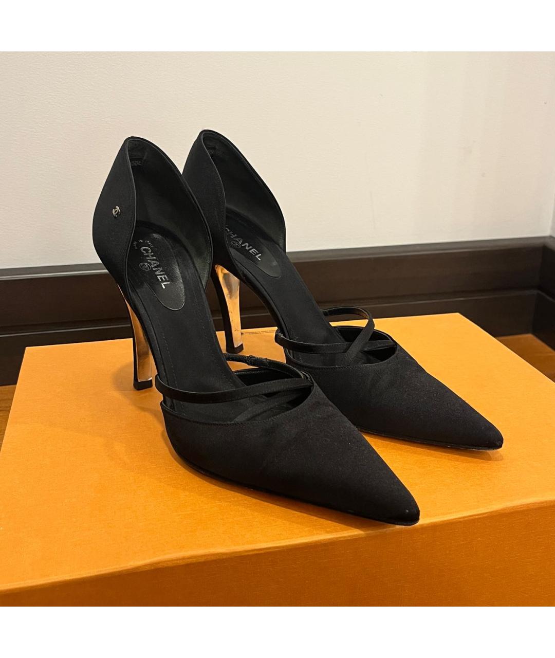 CHANEL Черные туфли, фото 2