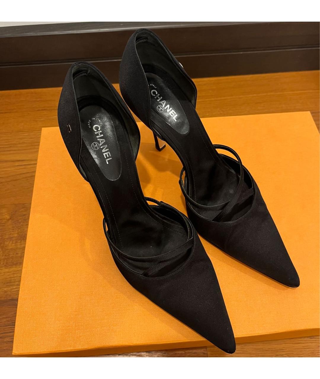 CHANEL Черные туфли, фото 3