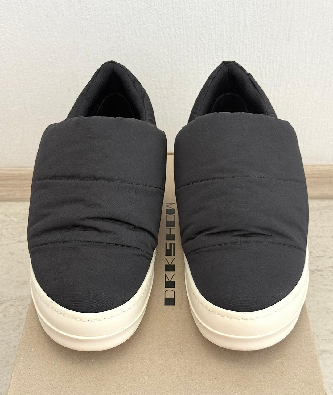 RICK OWENS DRKSHDW Черные низкие кроссовки / кеды, фото 2