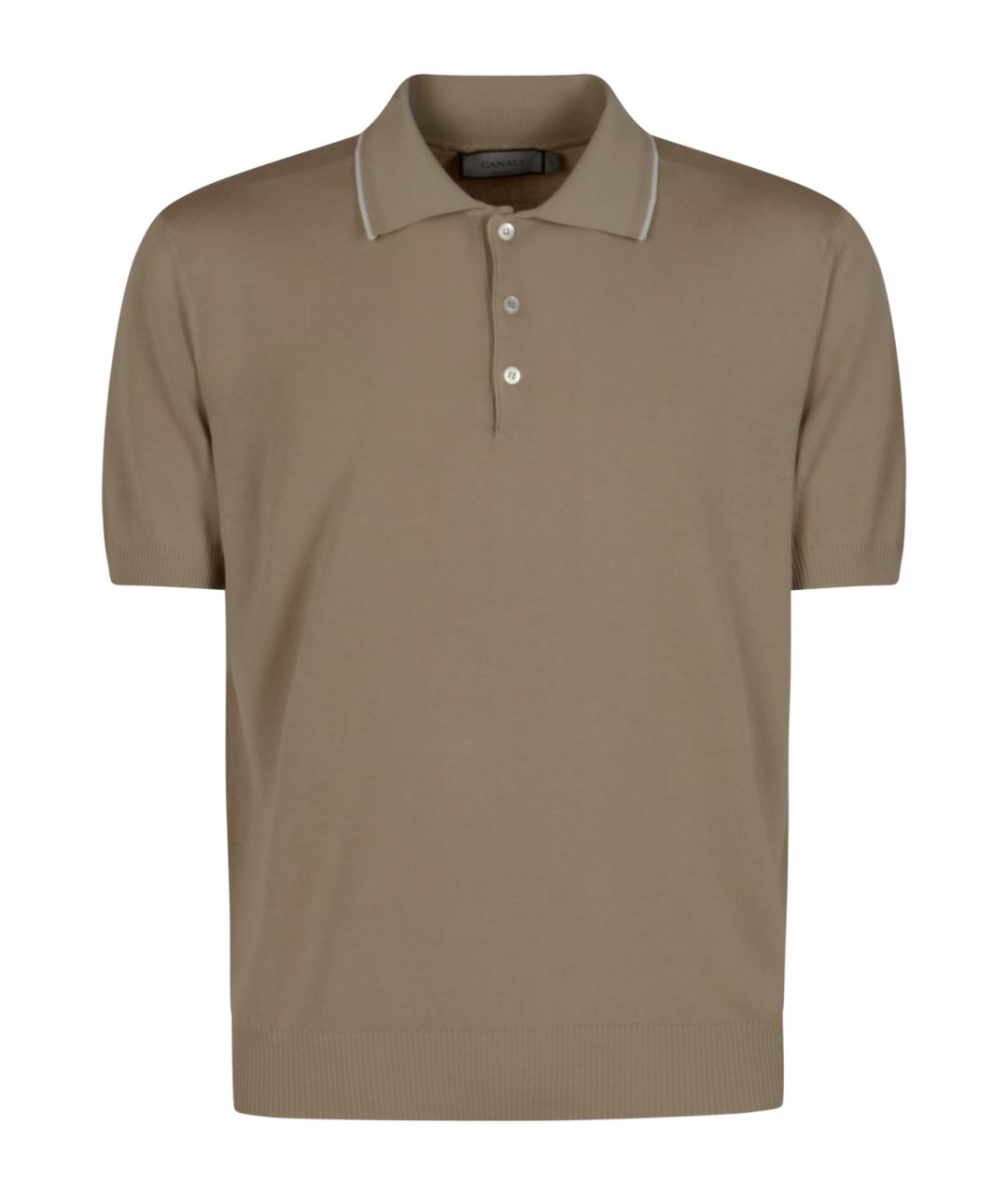 CANALI Хлопковое поло с коротким рукавом, фото 1
