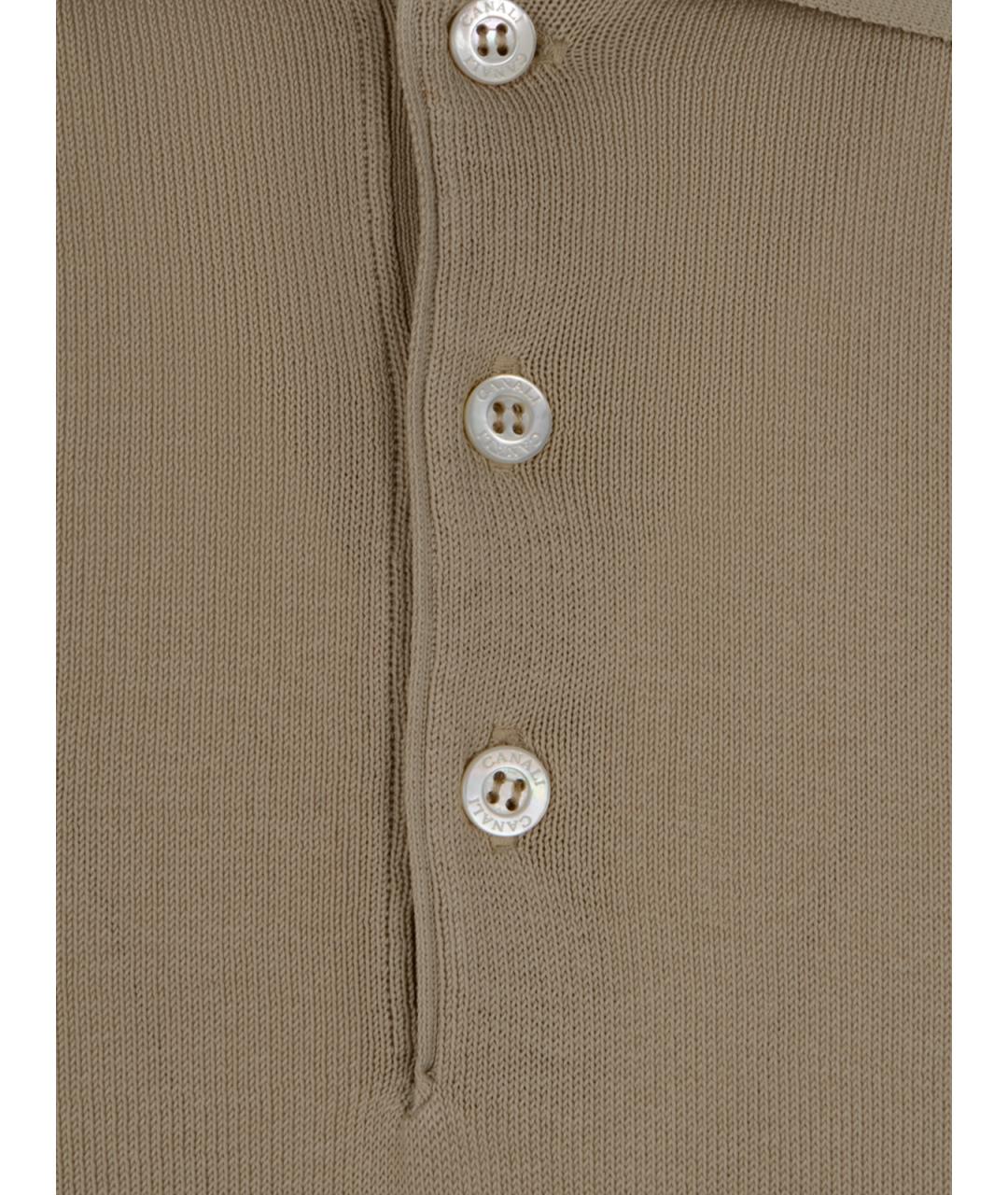 CANALI Хлопковое поло с коротким рукавом, фото 3