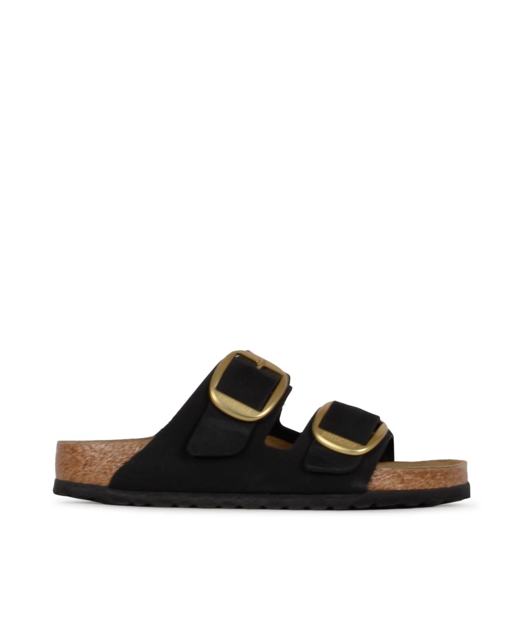 BIRKENSTOCK Черные замшевые сандалии, фото 1