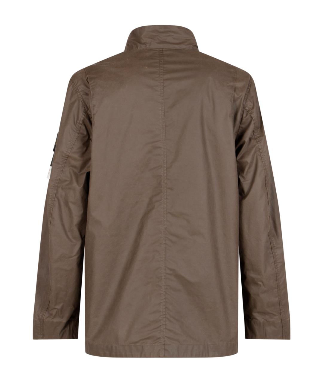 STONE ISLAND Бежевая полиэстеровая куртка, фото 2