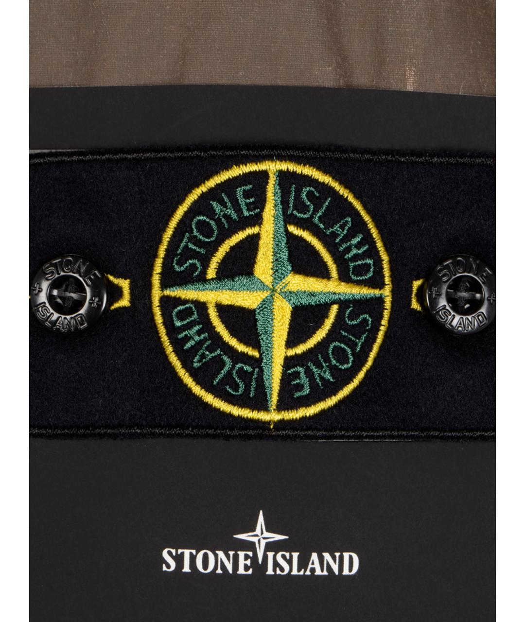 STONE ISLAND Бежевая полиэстеровая куртка, фото 3