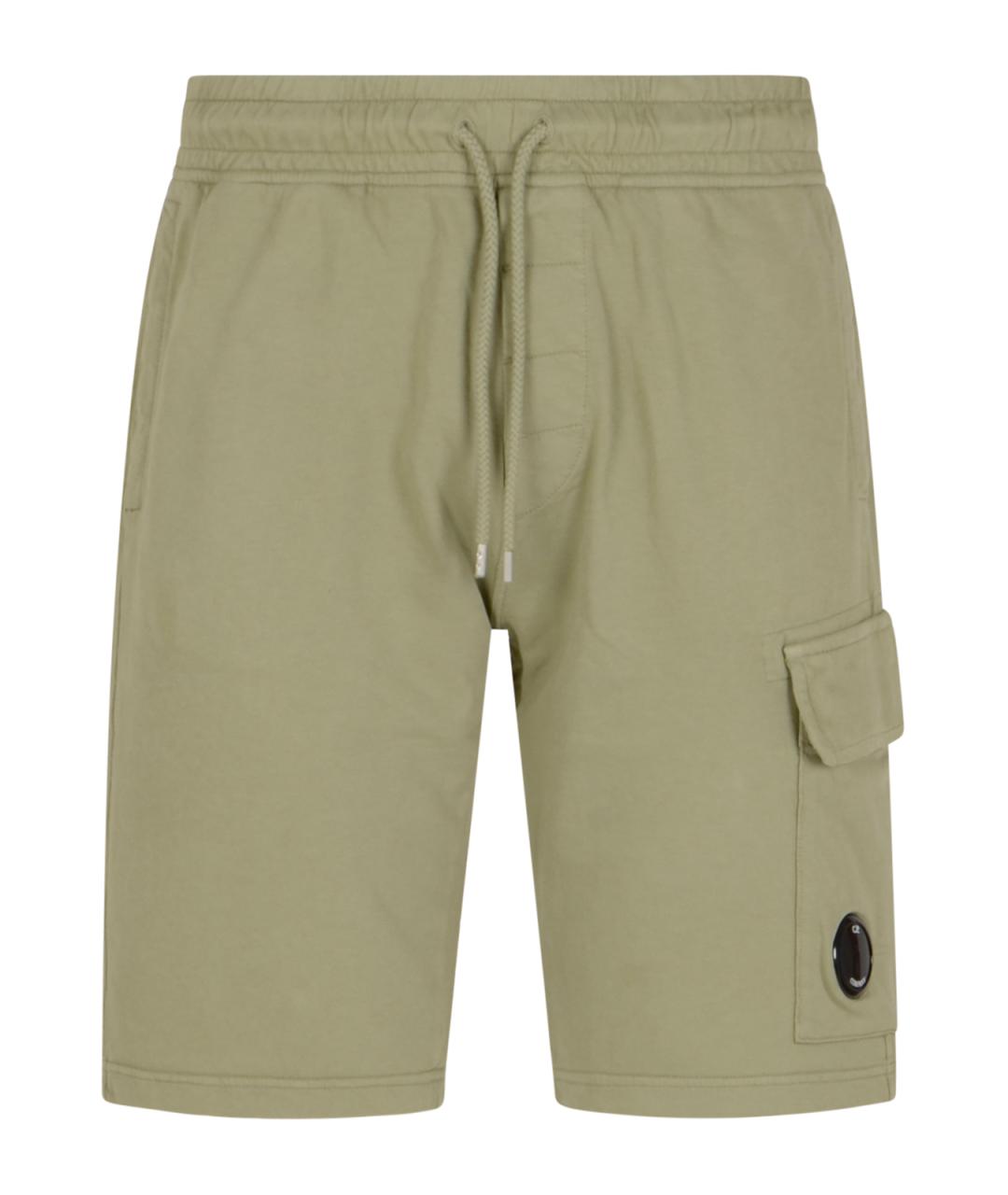 CP COMPANY Серые хлопковые шорты, фото 1