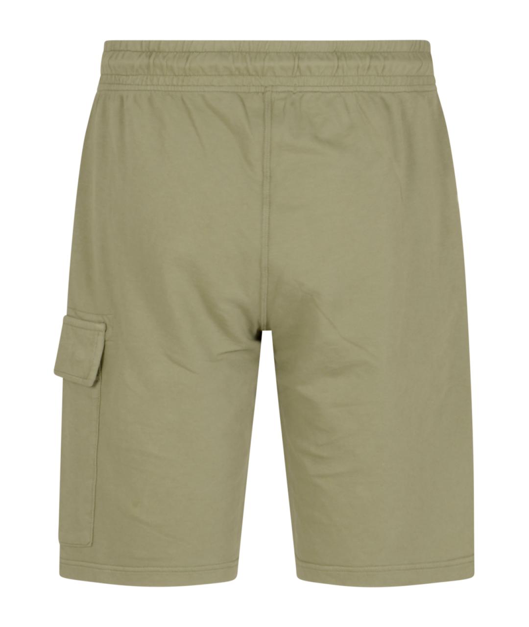 CP COMPANY Серые хлопковые шорты, фото 2