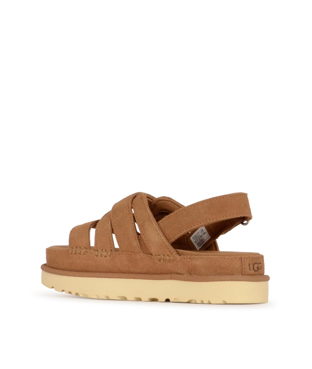 UGG AUSTRALIA Коричневые босоножки, фото 3