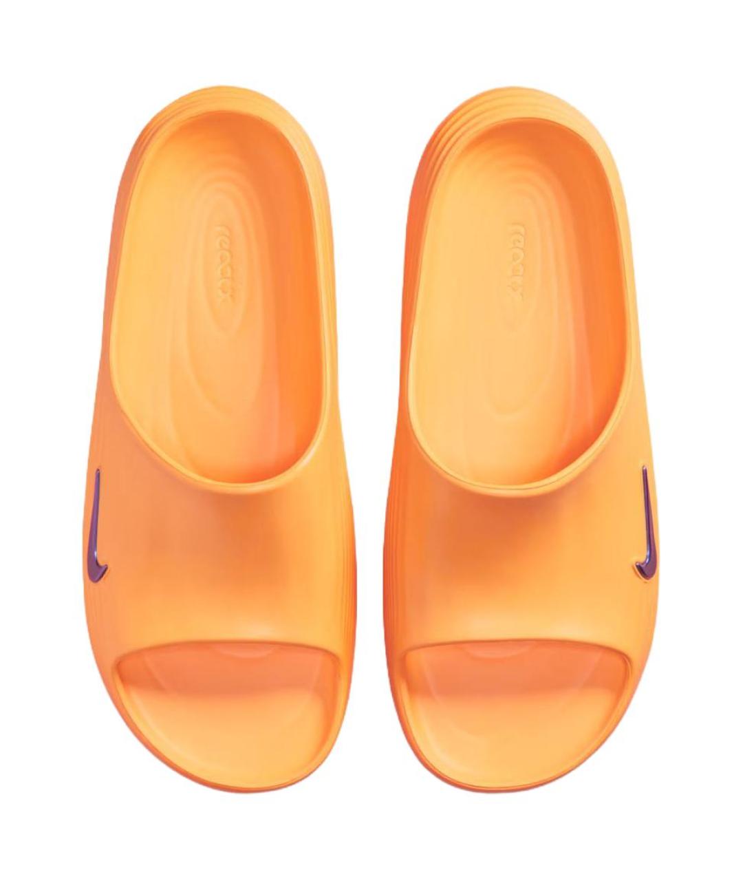 NIKE Оранжевое шлепанцы, фото 5