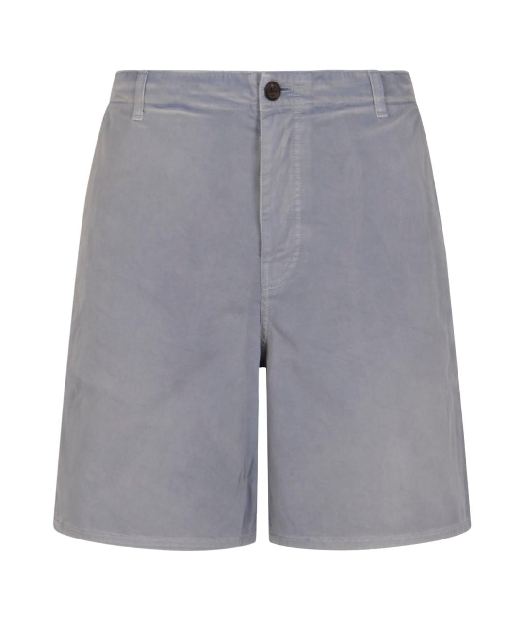 PRADA Голубые хлопковые шорты, фото 1