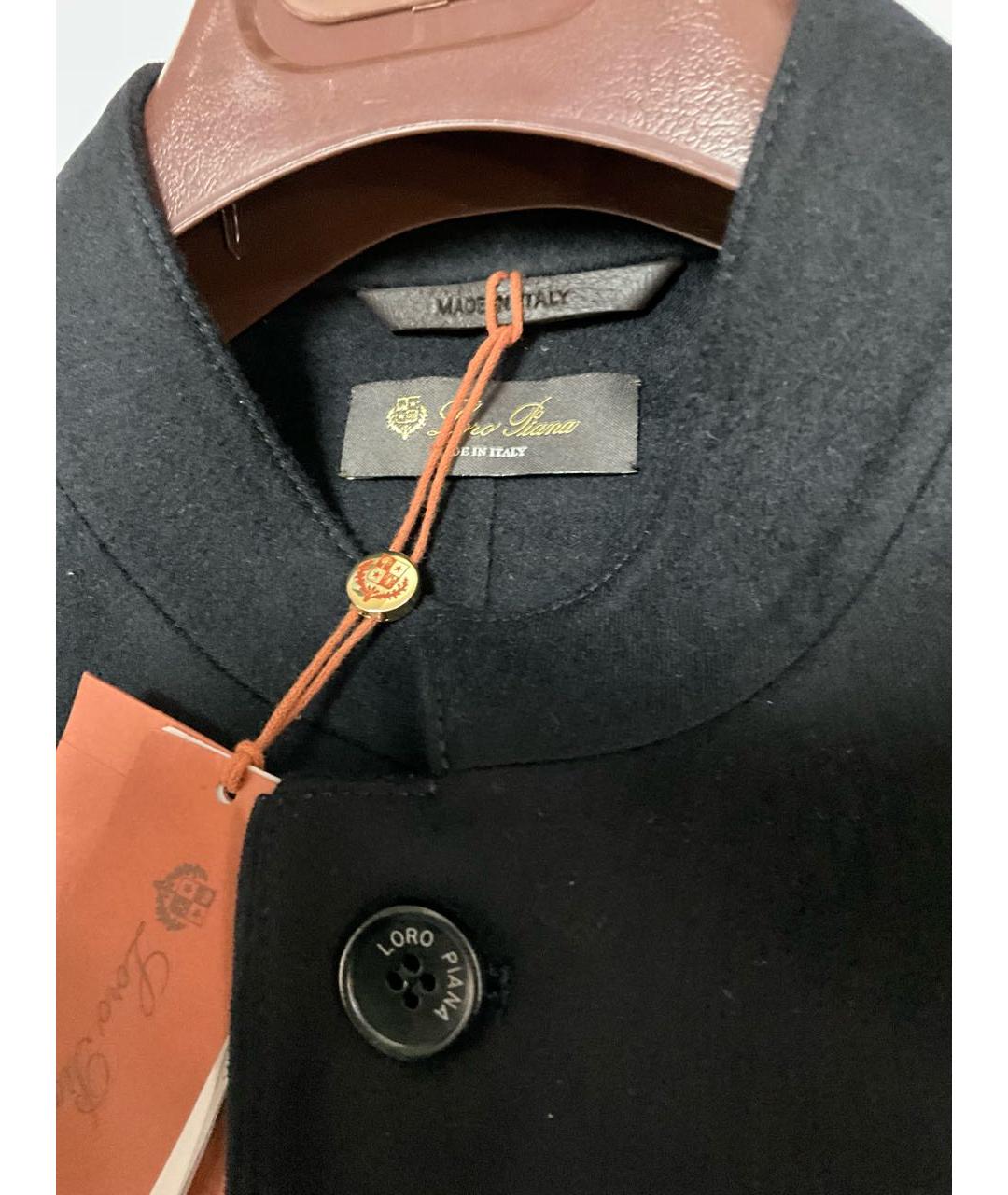 LORO PIANA Синий кашемировый тренч / плащ, фото 2