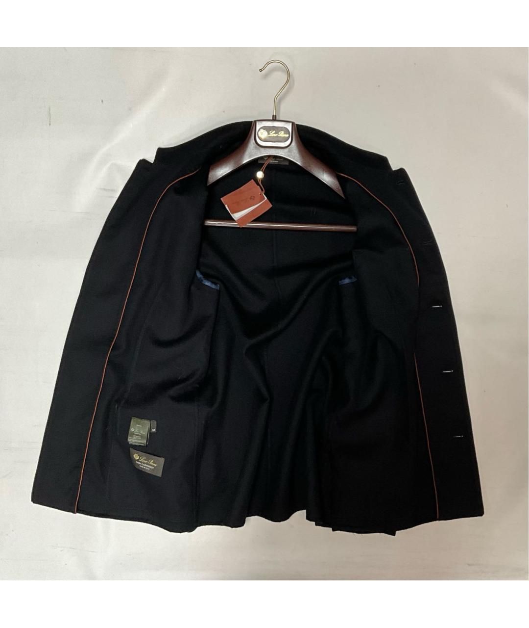 LORO PIANA Синий кашемировый тренч / плащ, фото 4