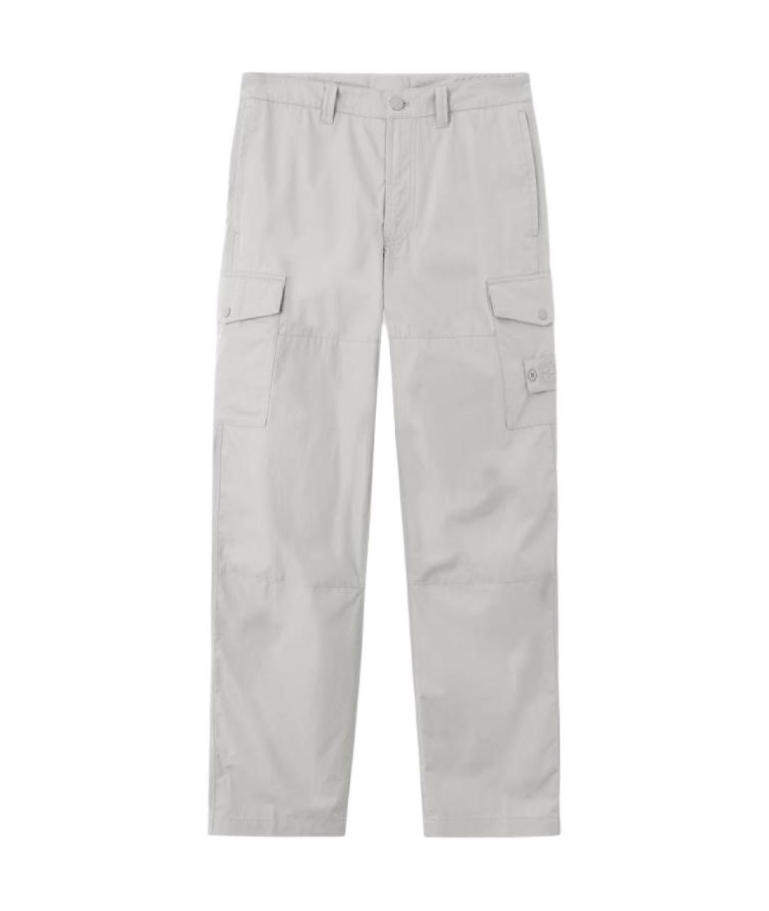 STONE ISLAND Серые повседневные брюки, фото 1