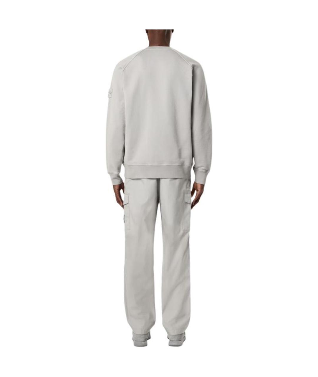 STONE ISLAND Серые повседневные брюки, фото 4