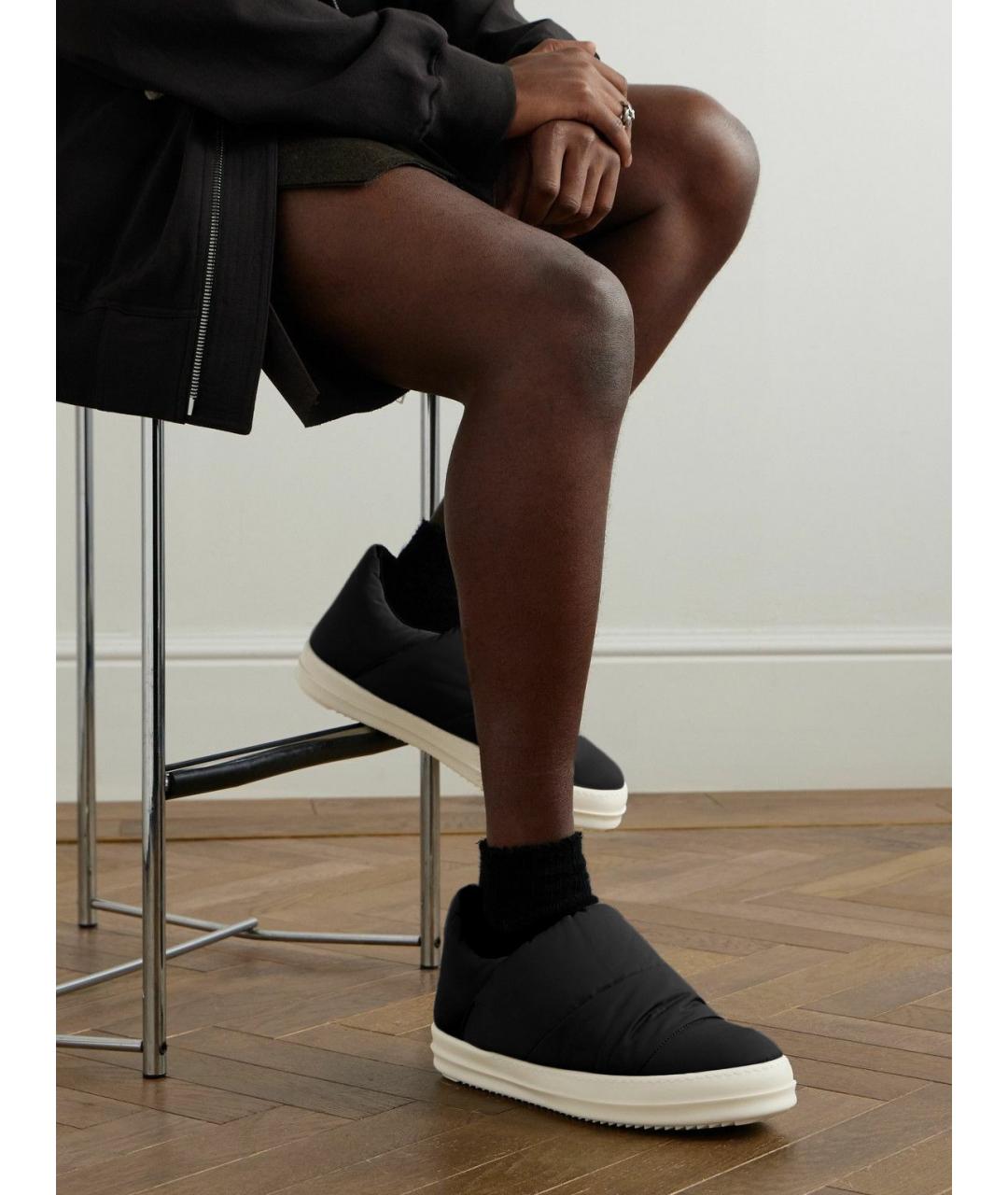 RICK OWENS DRKSHDW Черные кроссовки, фото 4