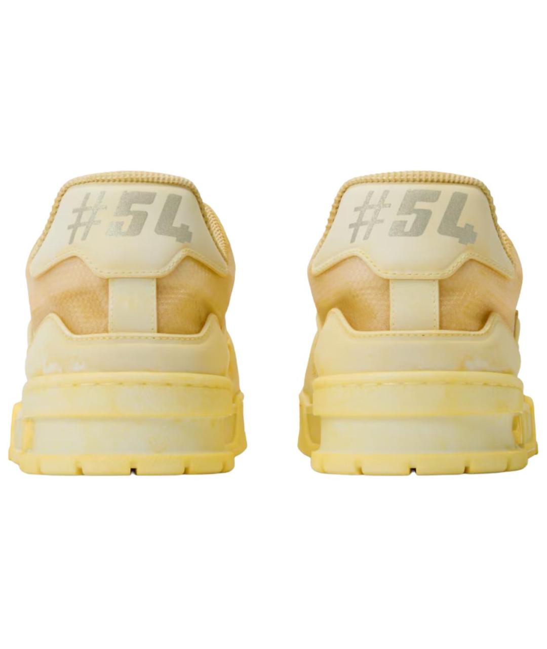 LOUIS VUITTON Желтые кроссовки, фото 5