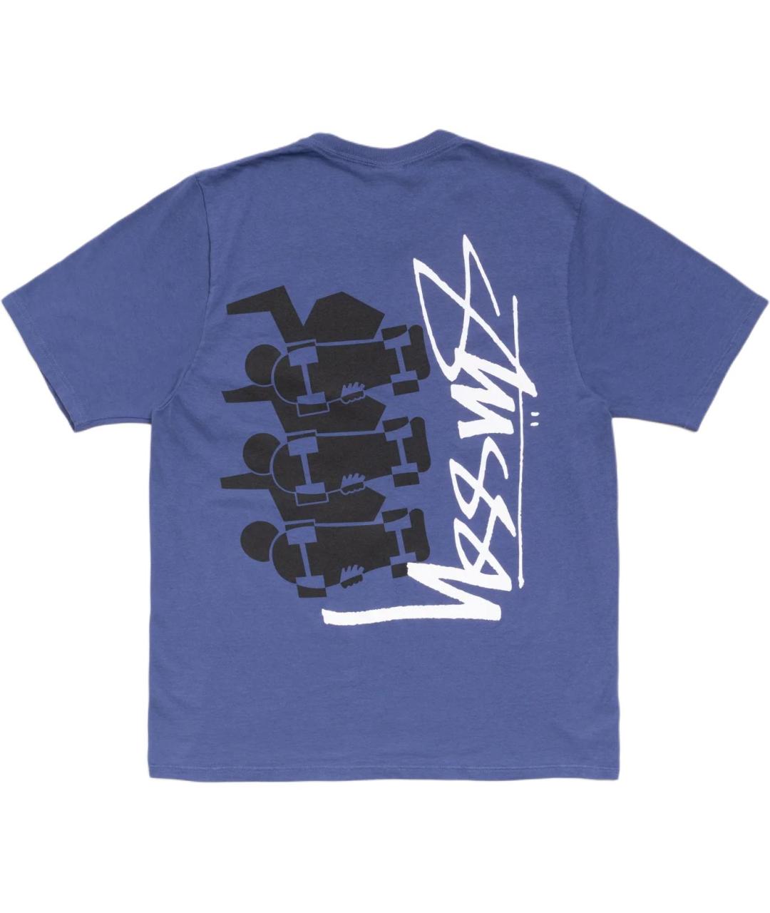 STUSSY Синяя футболка, фото 2