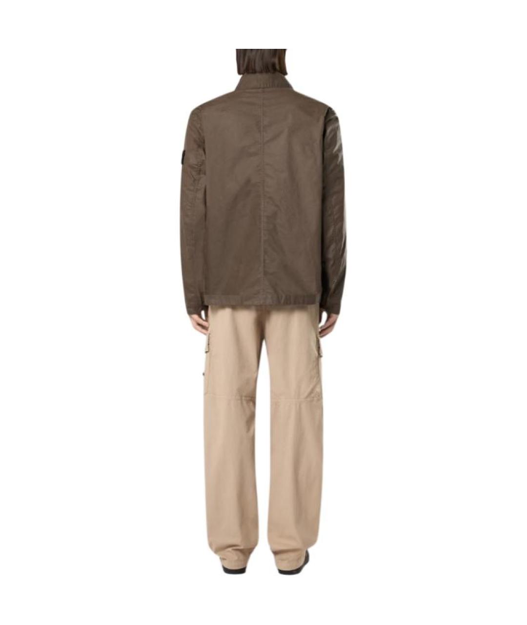 STONE ISLAND Коричневая куртка, фото 4