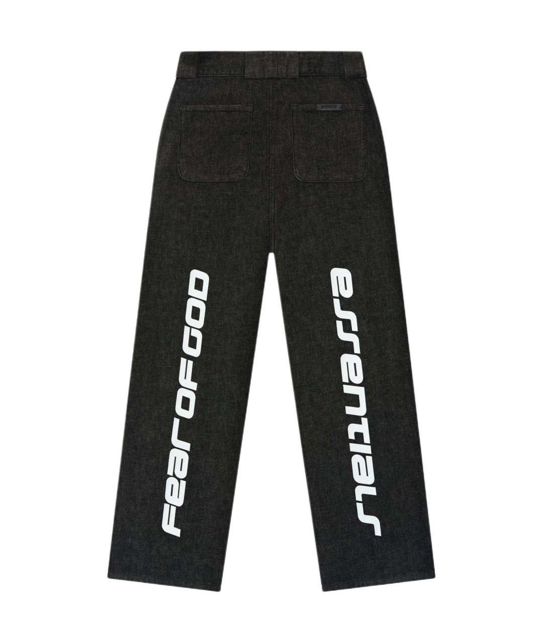 FEAR OF GOD ESSENTIALS Черные повседневные брюки, фото 1