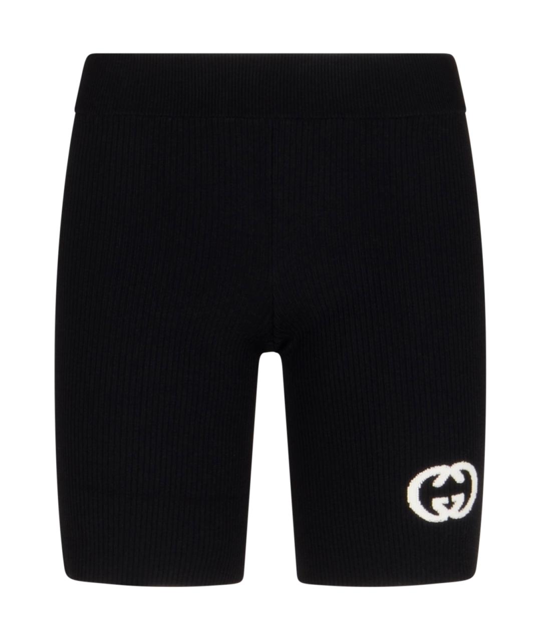 GUCCI Черные шорты, фото 1