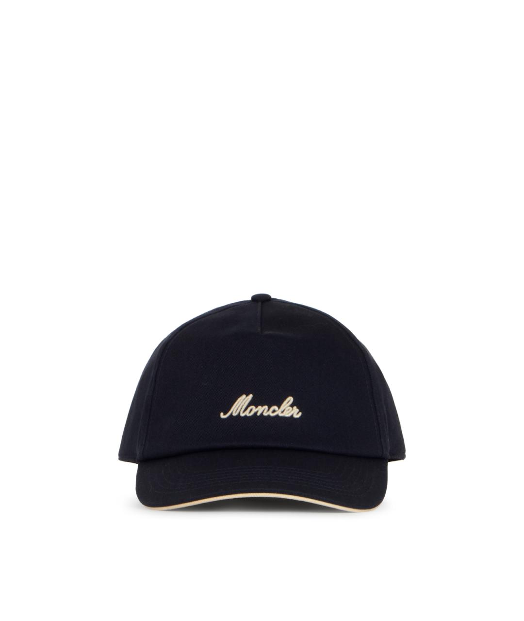 MONCLER Синяя хлопковая кепка/бейсболка, фото 1