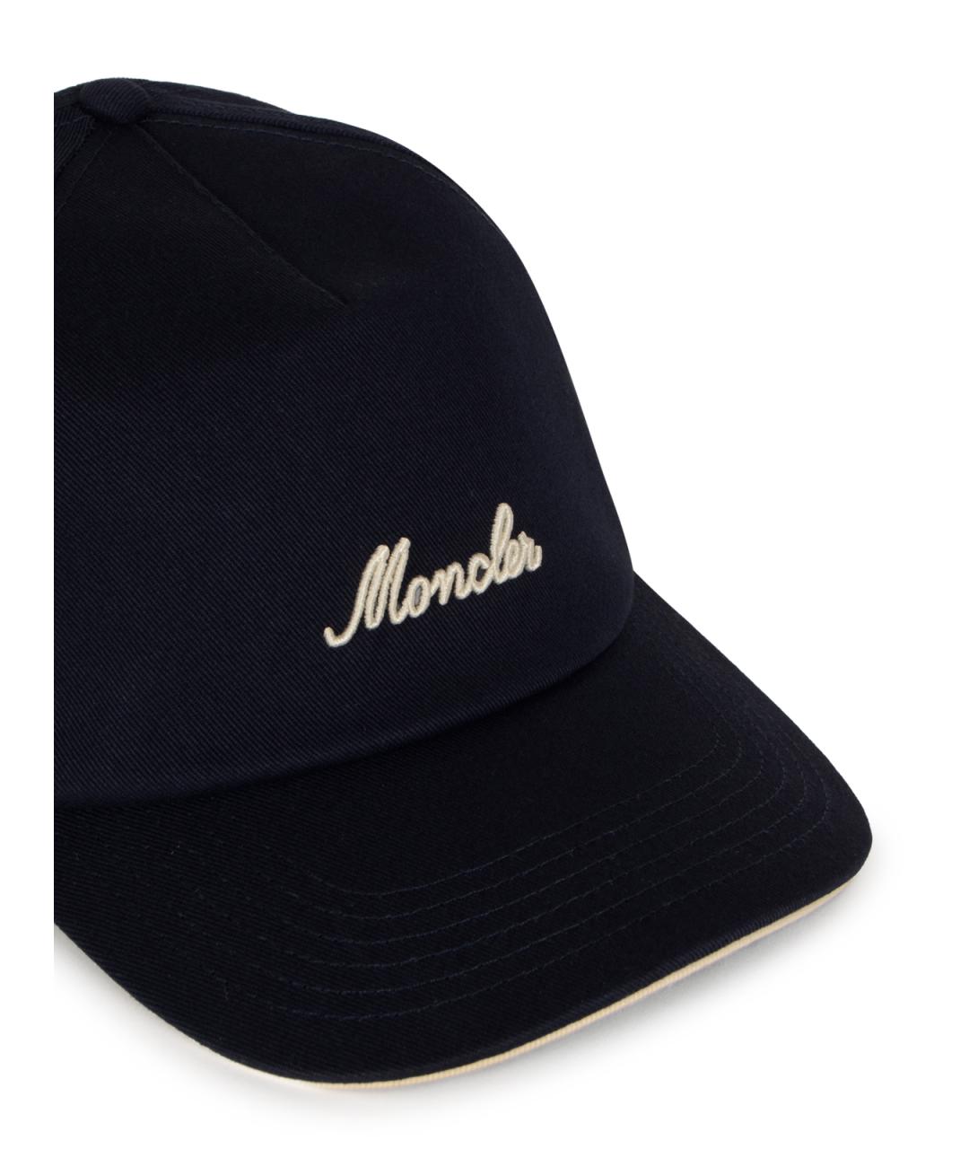 MONCLER Синяя хлопковая кепка/бейсболка, фото 4