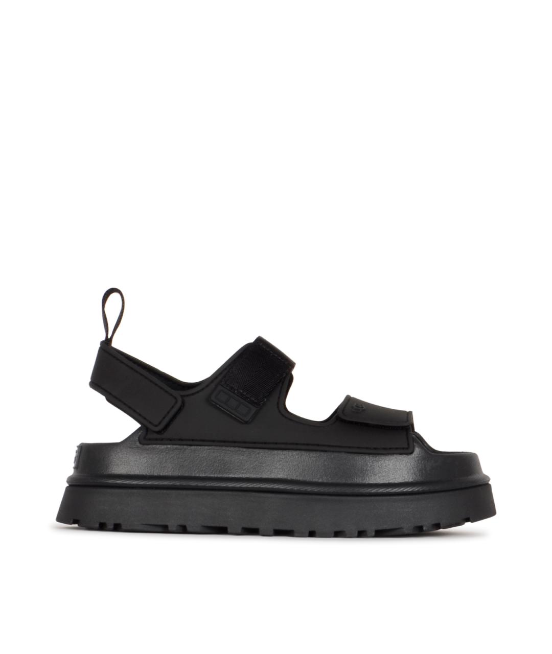 UGG AUSTRALIA Черные босоножки, фото 1