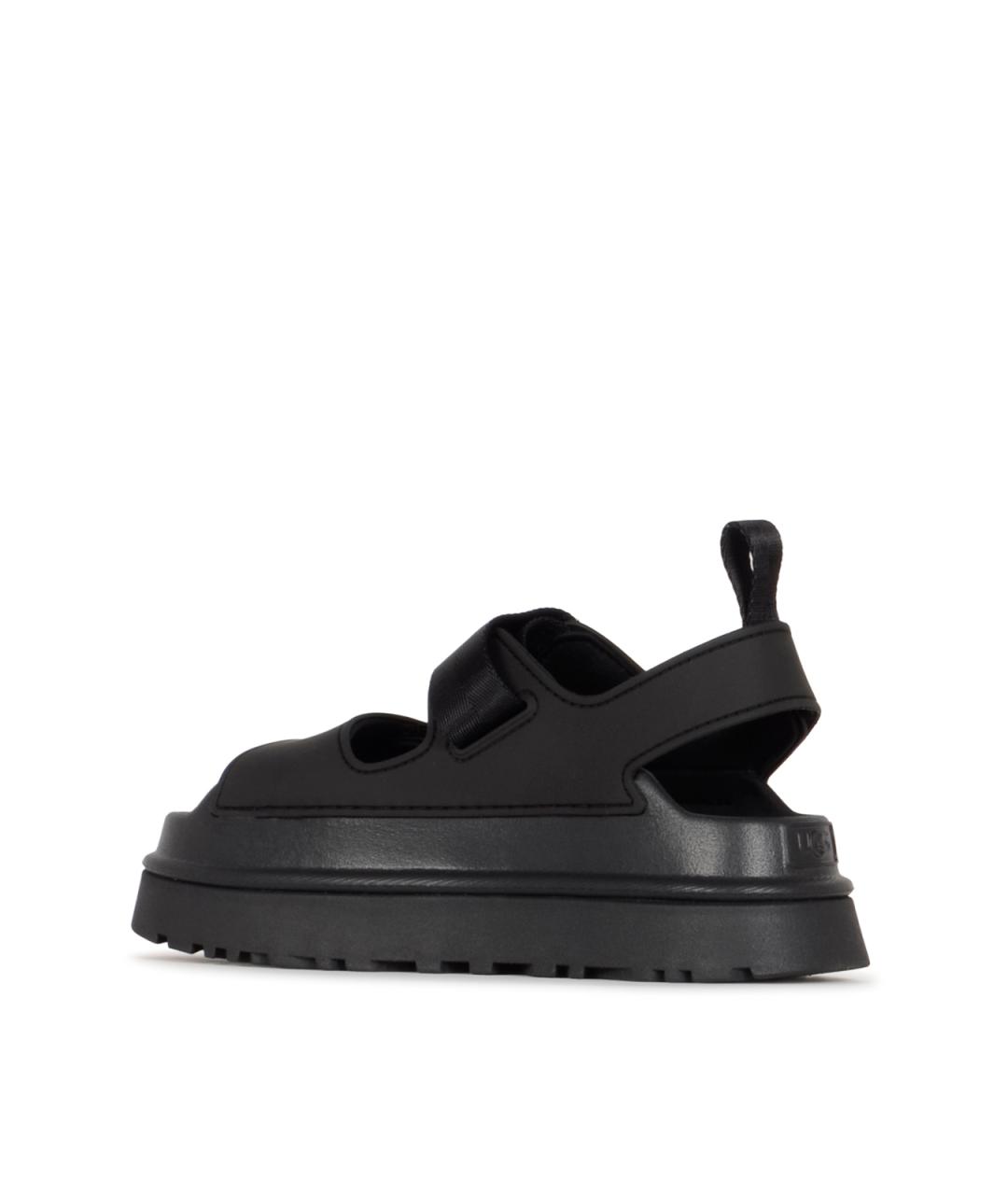 UGG AUSTRALIA Черные босоножки, фото 3