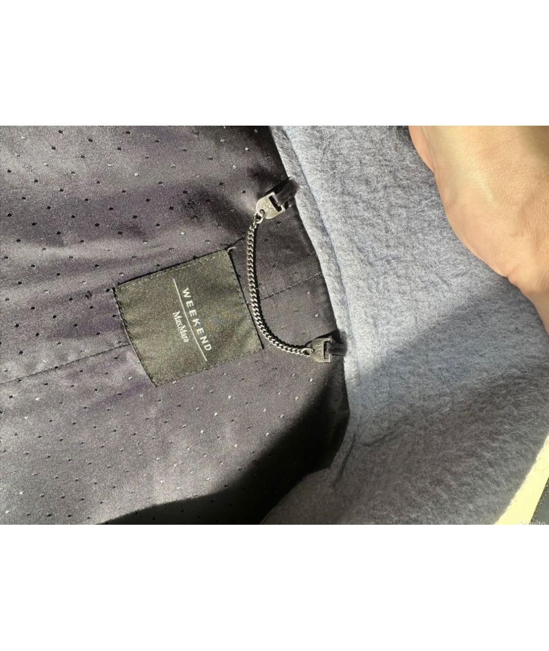 MAX MARA Голубое пальто, фото 3