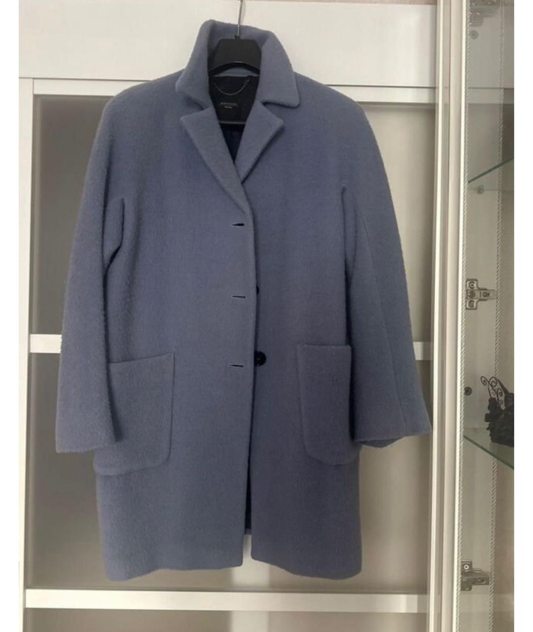 MAX MARA Голубое пальто, фото 8