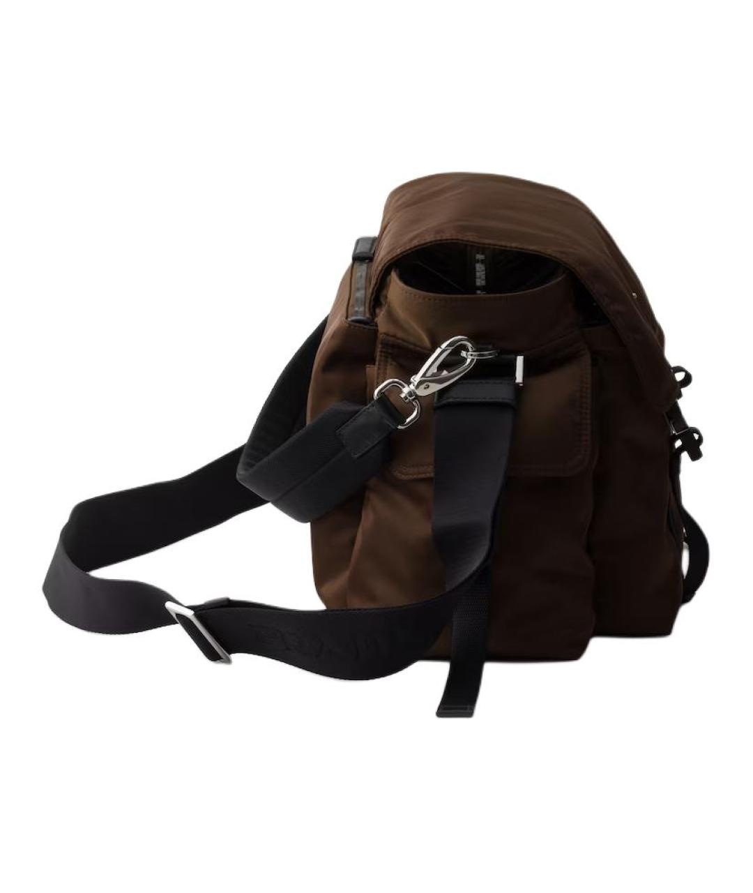 PRADA Коричневая сумка на плечо, фото 3