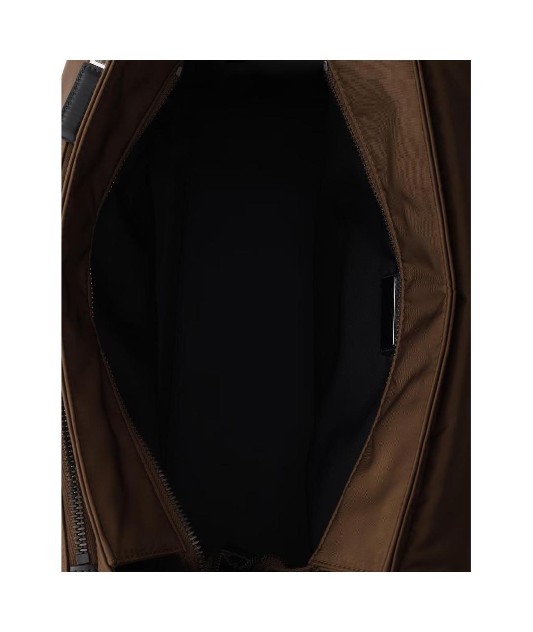 PRADA Коричневая сумка на плечо, фото 5