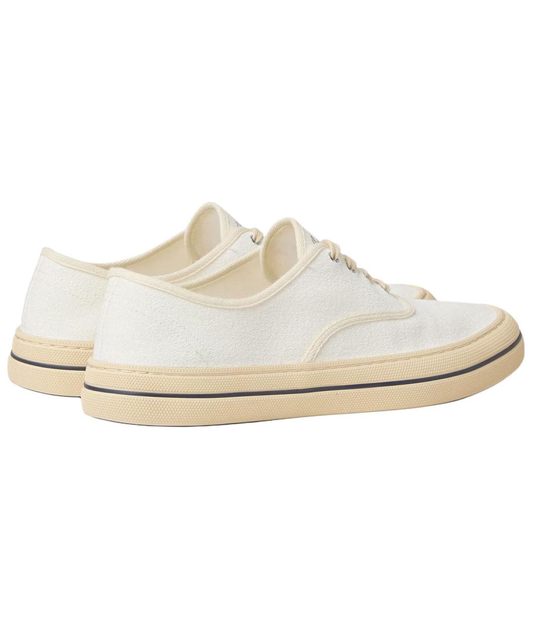 LORO PIANA Белые кроссовки, фото 4