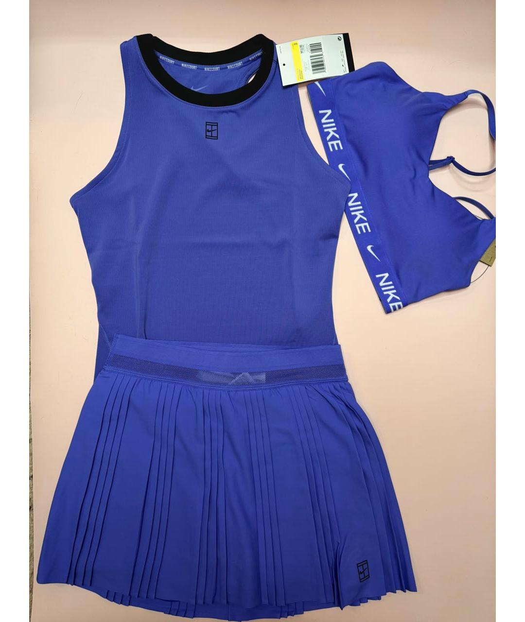 NIKE Синий полиэстеровый спортивные костюмы, фото 4