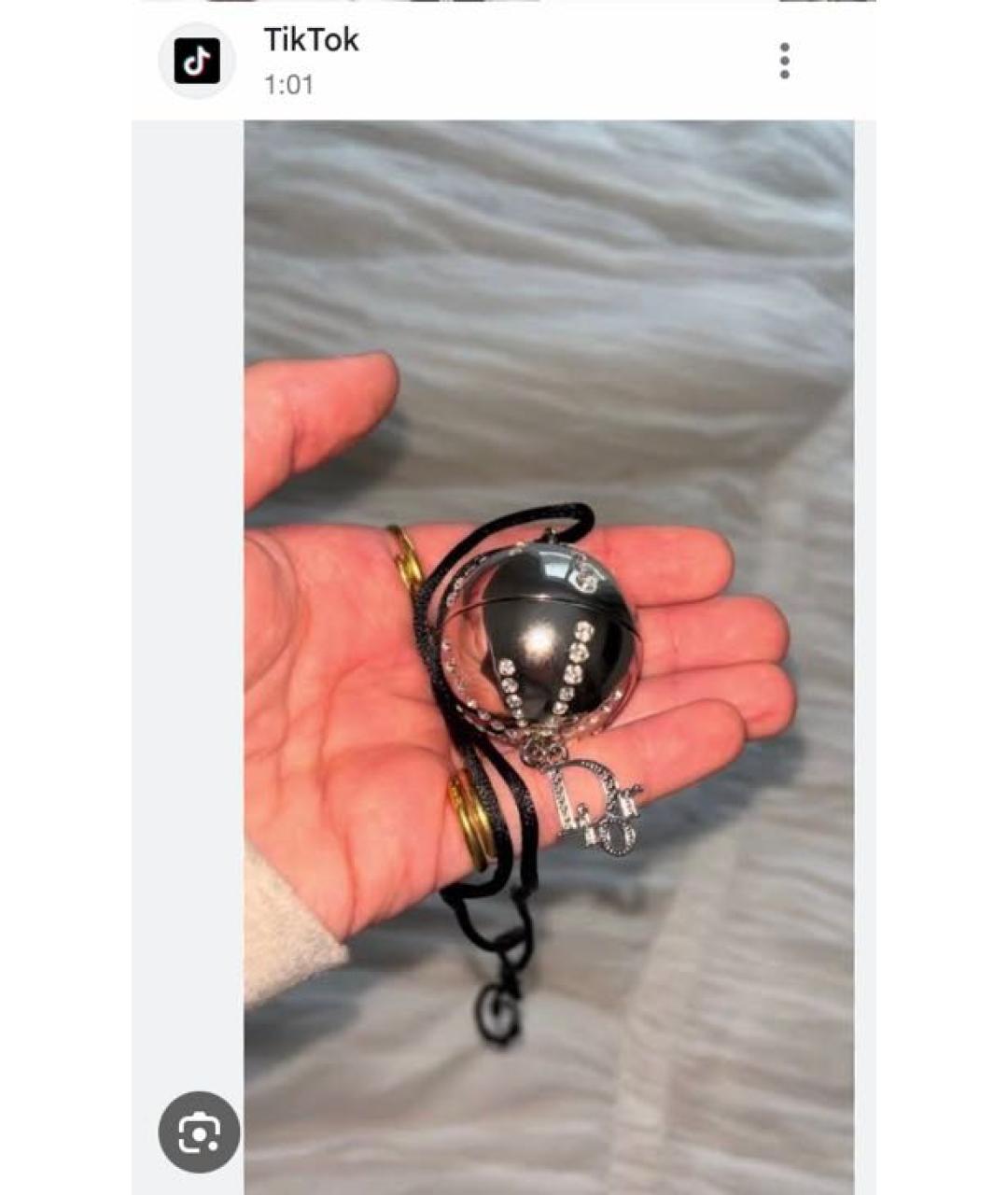 CHRISTIAN DIOR Серебрянный брелок, фото 6