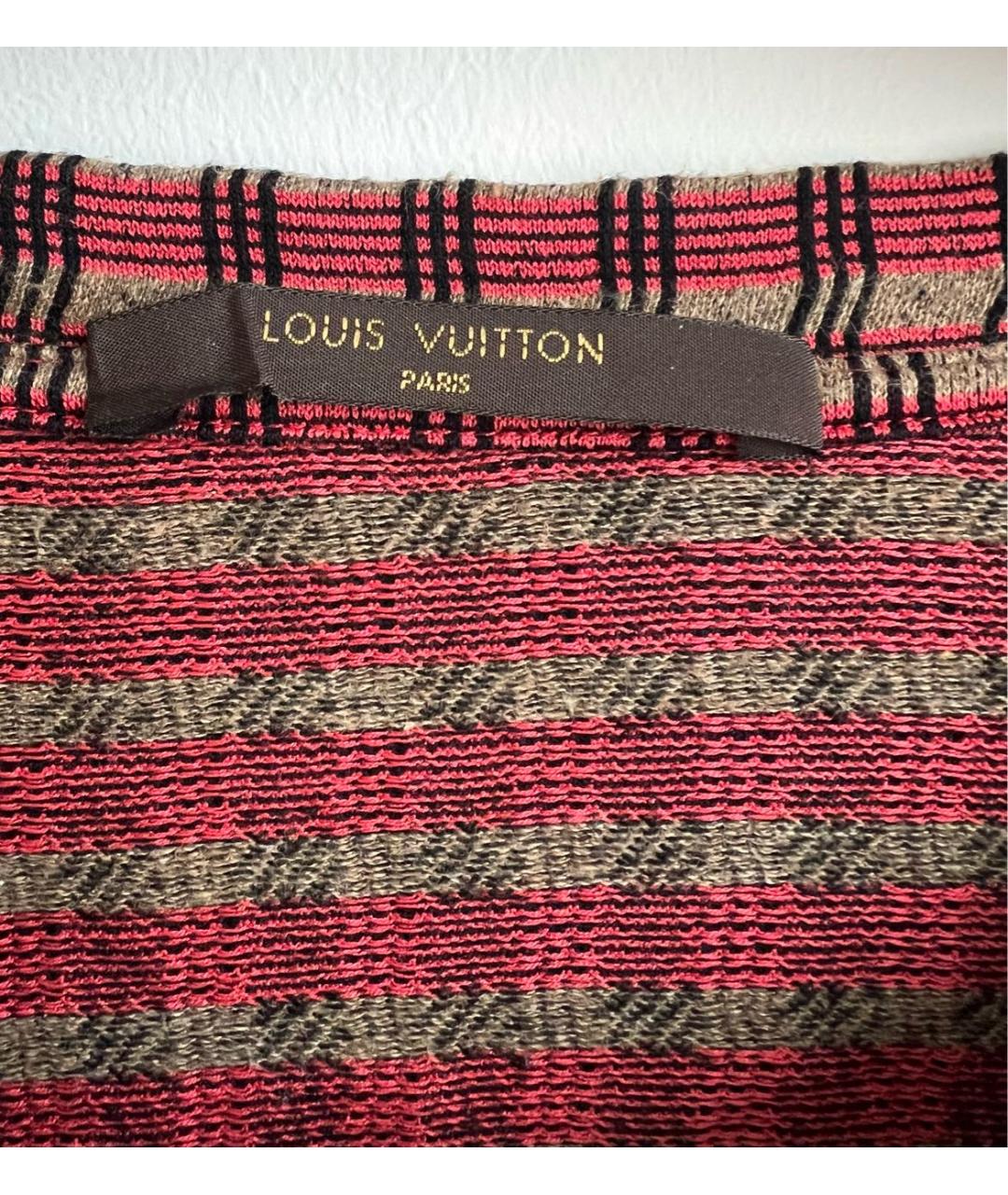 LOUIS VUITTON Хлопковая футболка, фото 4