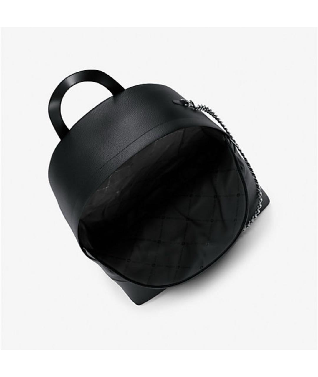 MICHAEL KORS Черный рюкзак из искусственной кожи, фото 2