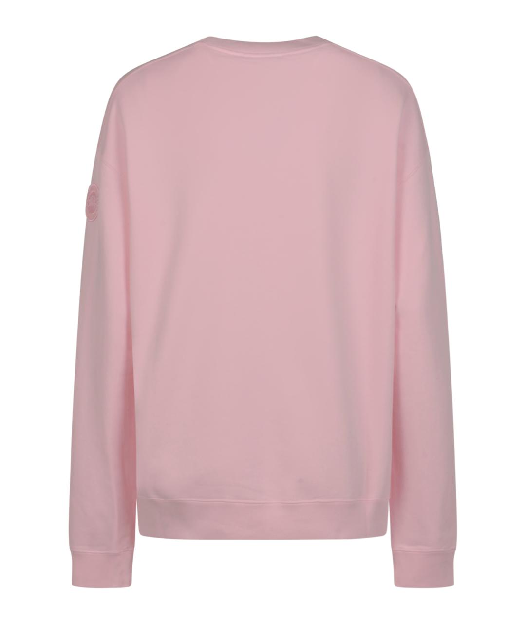 CANADA GOOSE Розовый хлопковый джемпер / свитер, фото 2