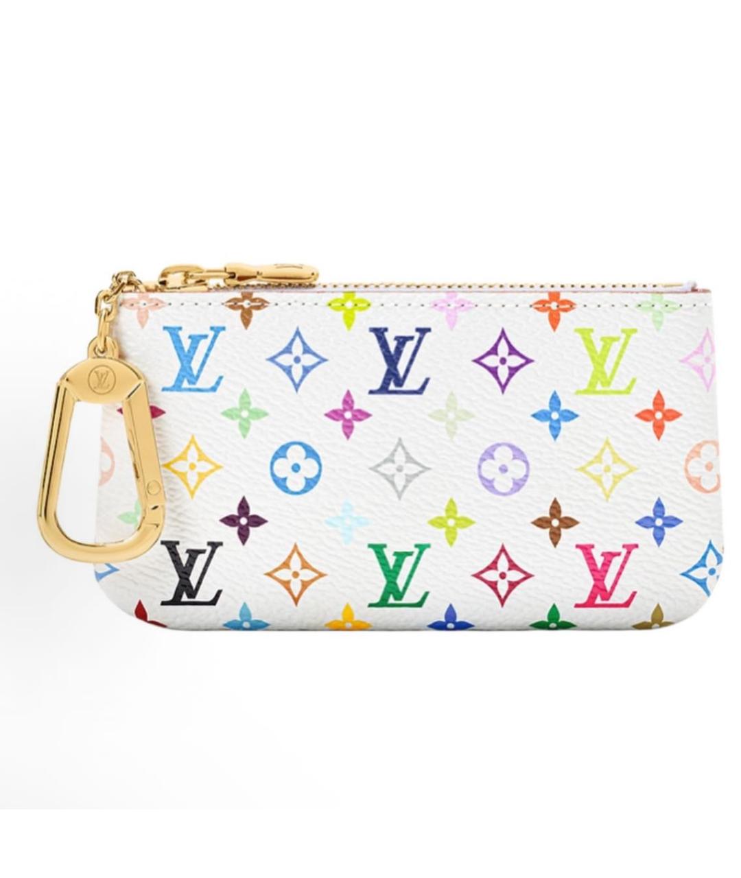 LOUIS VUITTON Белая ключница, фото 4