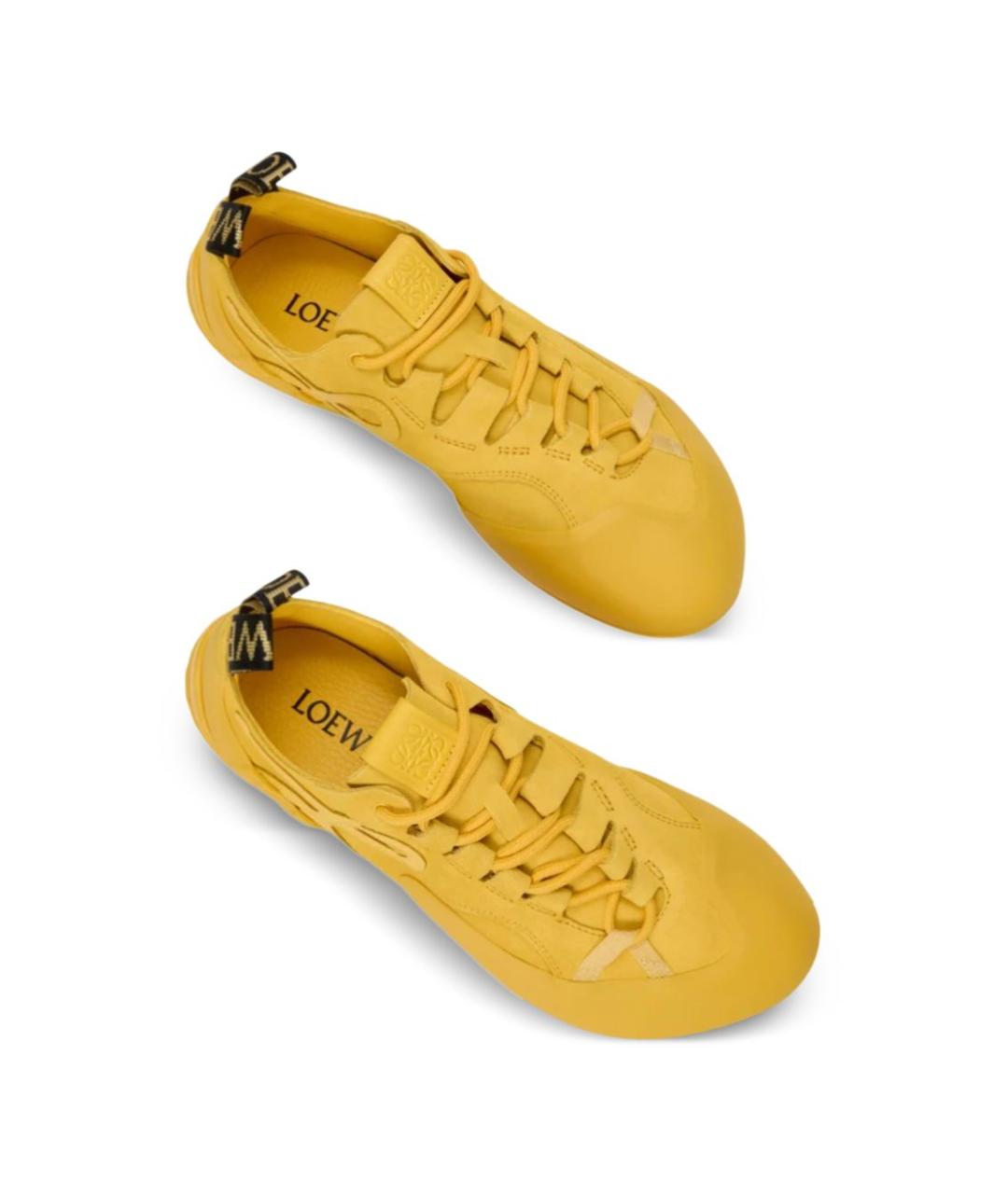 LOEWE Желтые кроссовки, фото 3