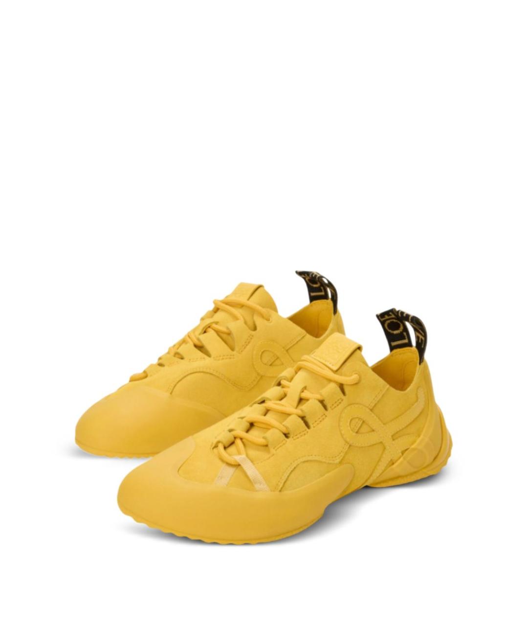 LOEWE Желтые кроссовки, фото 2