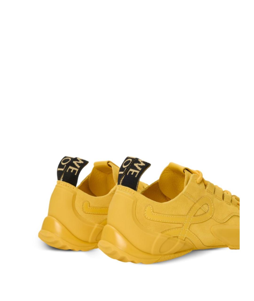 LOEWE Желтые кроссовки, фото 4