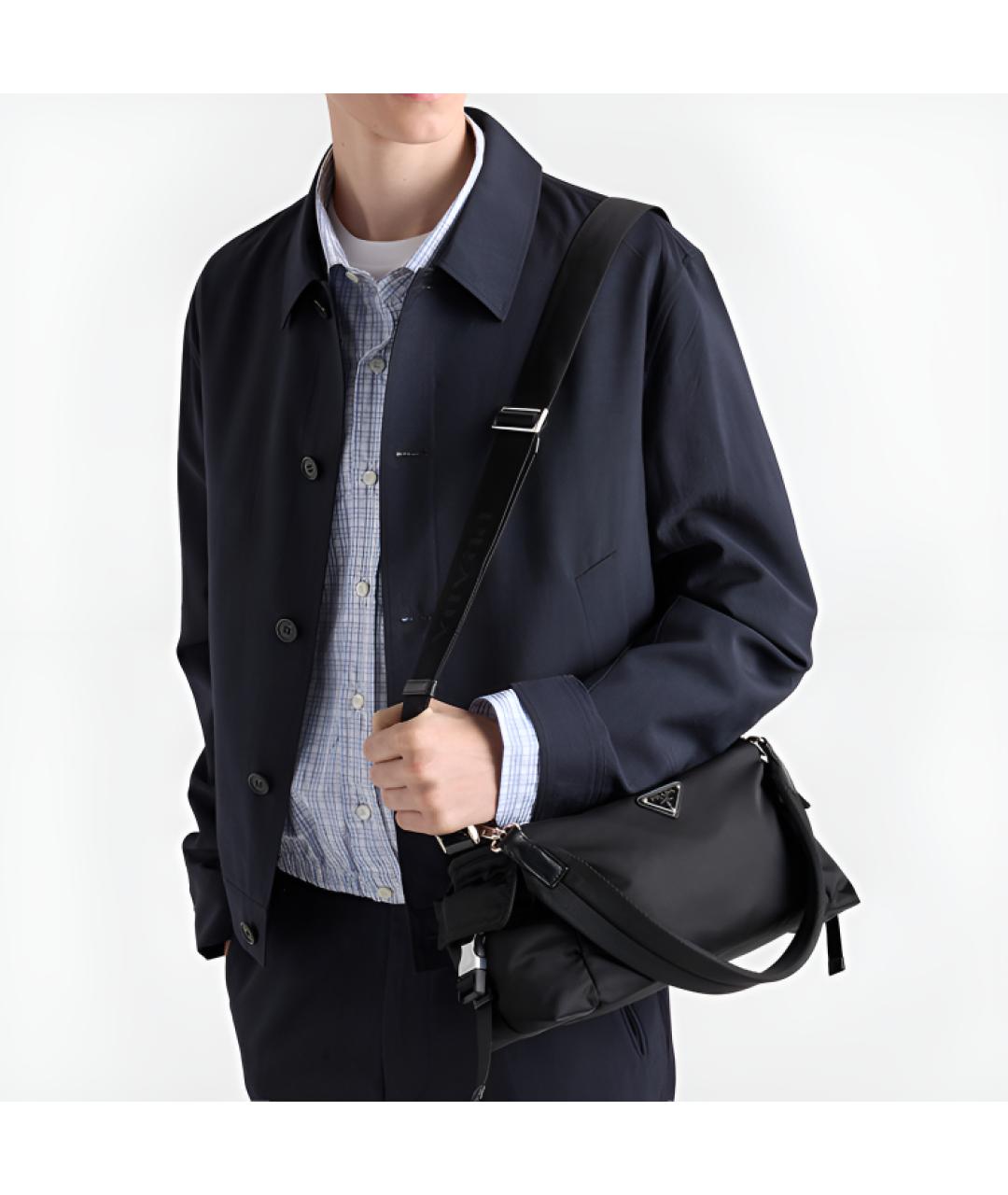 PRADA Черная сумка на плечо, фото 5