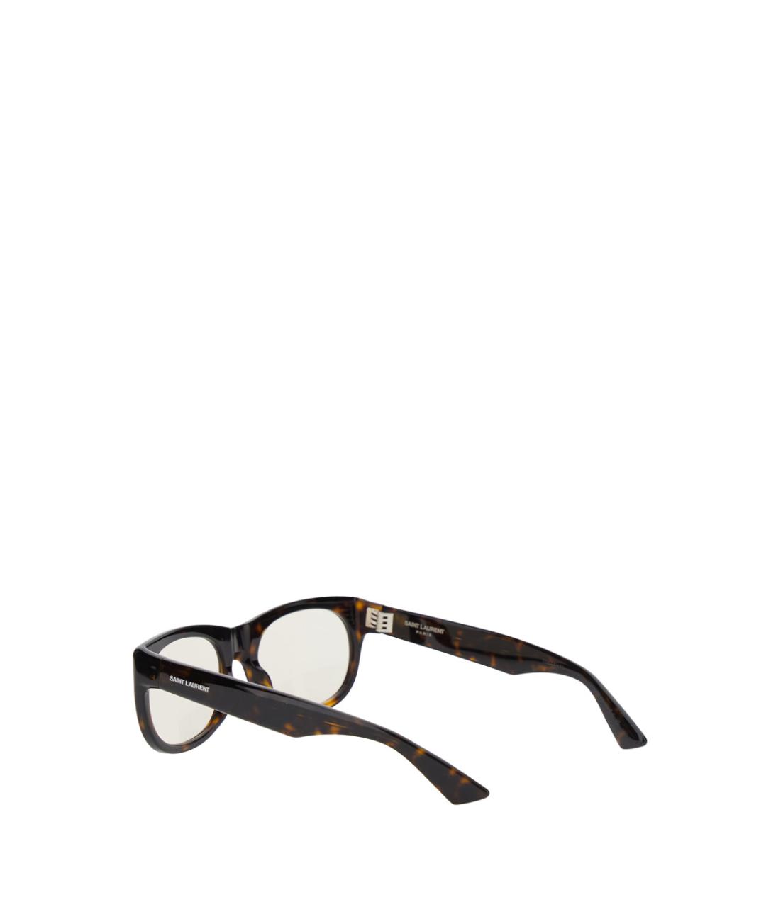 SAINT LAURENT Коричневые солнцезащитные очки, фото 2