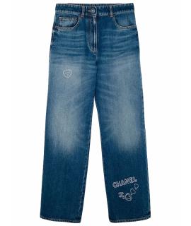 CHANEL Прямые джинсы