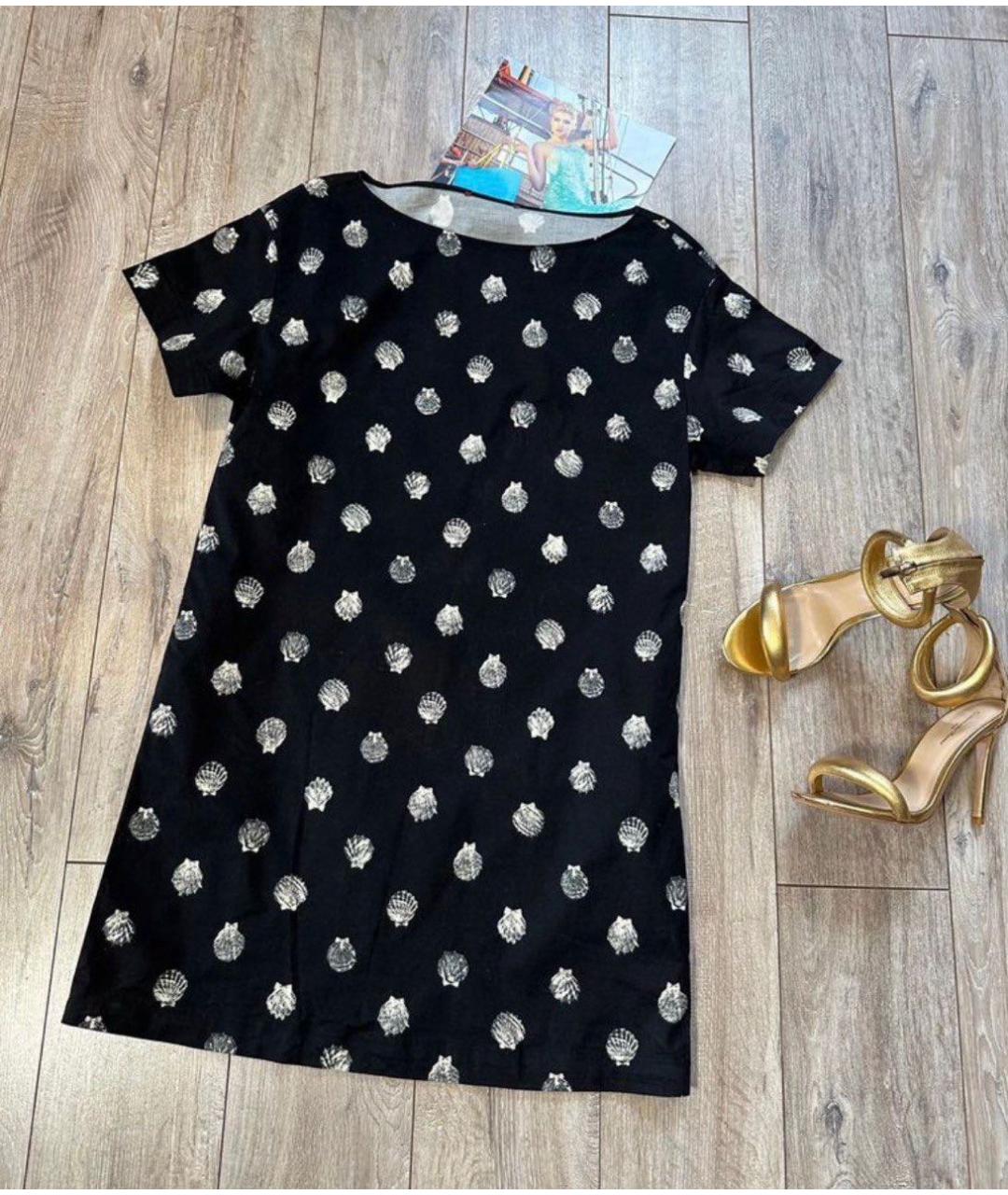 MAX&CO Черное хлопковое повседневное платье, фото 2