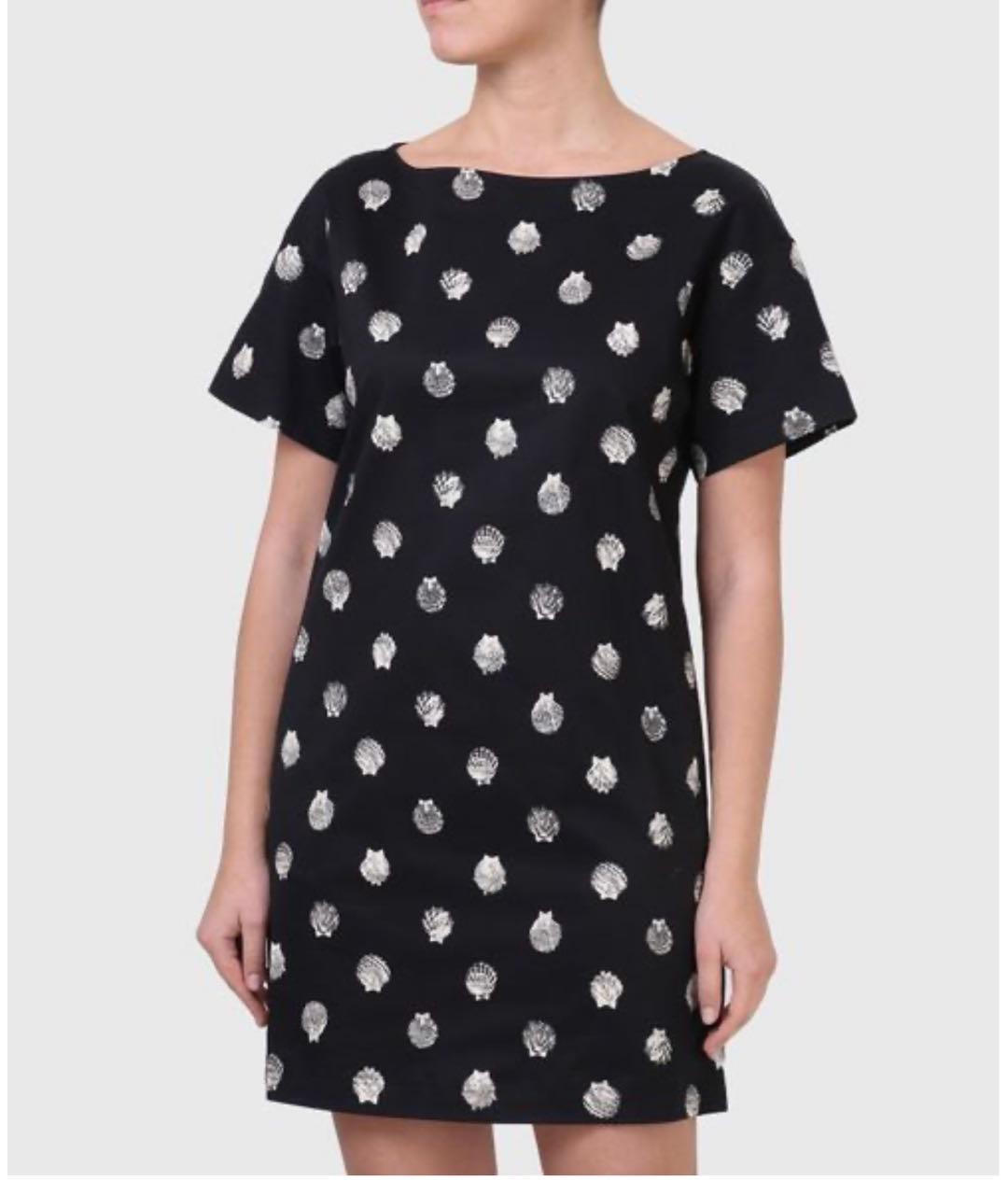 MAX&CO Черное хлопковое повседневное платье, фото 3