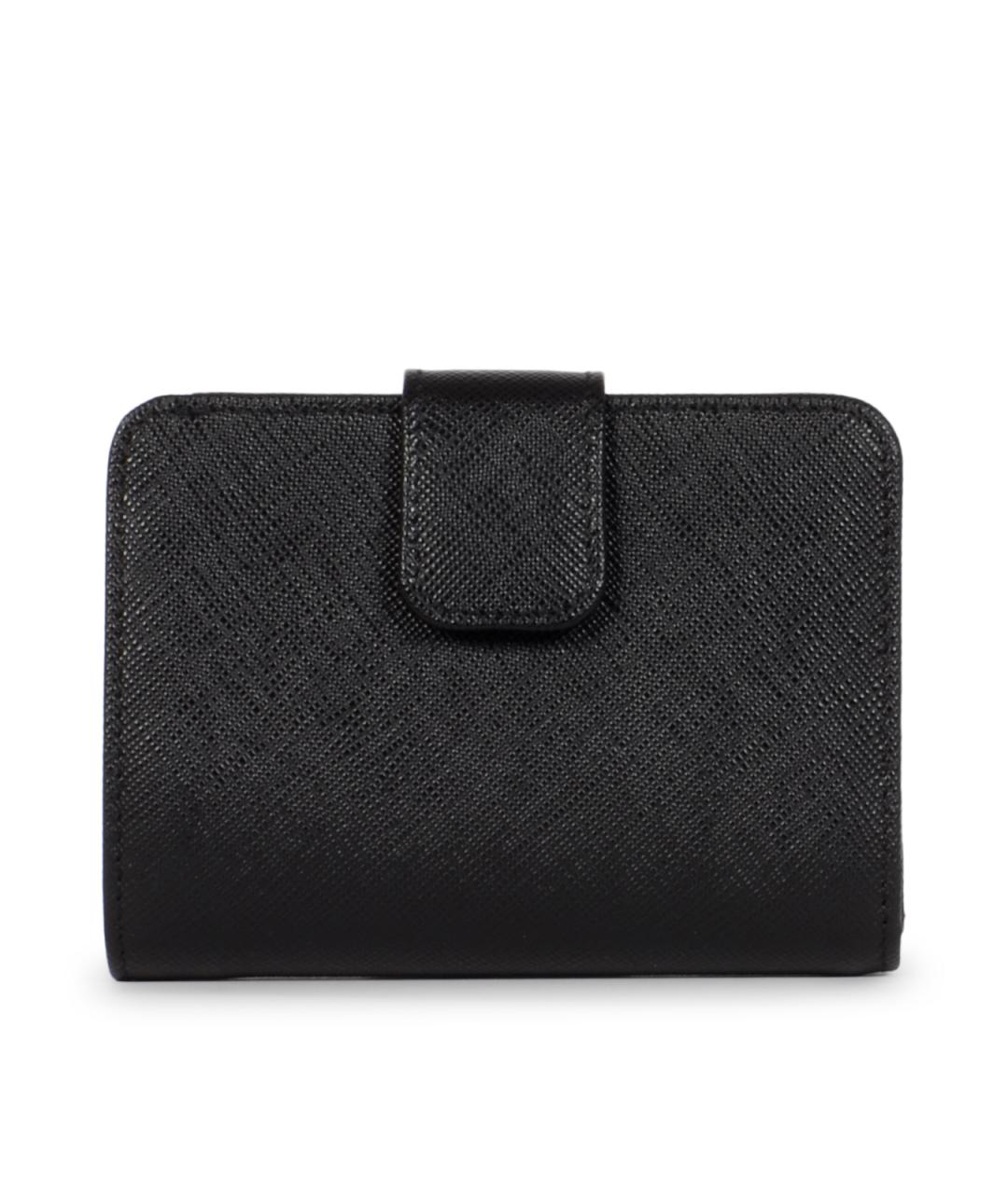 PRADA Черный кожаный кошелек, фото 3