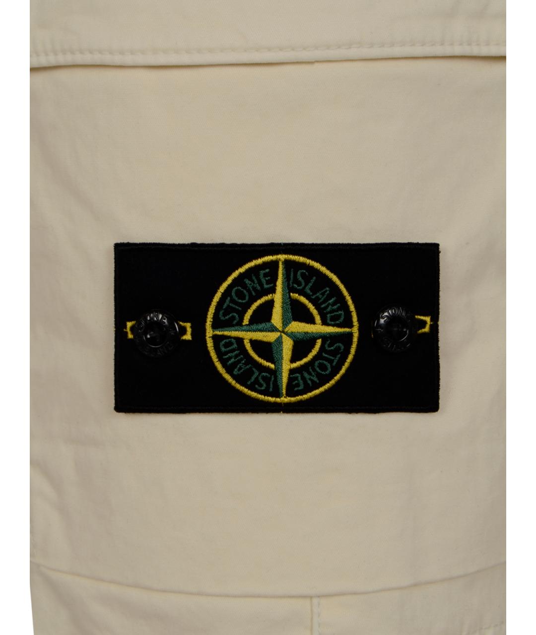 STONE ISLAND Хлопковые повседневные брюки, фото 3