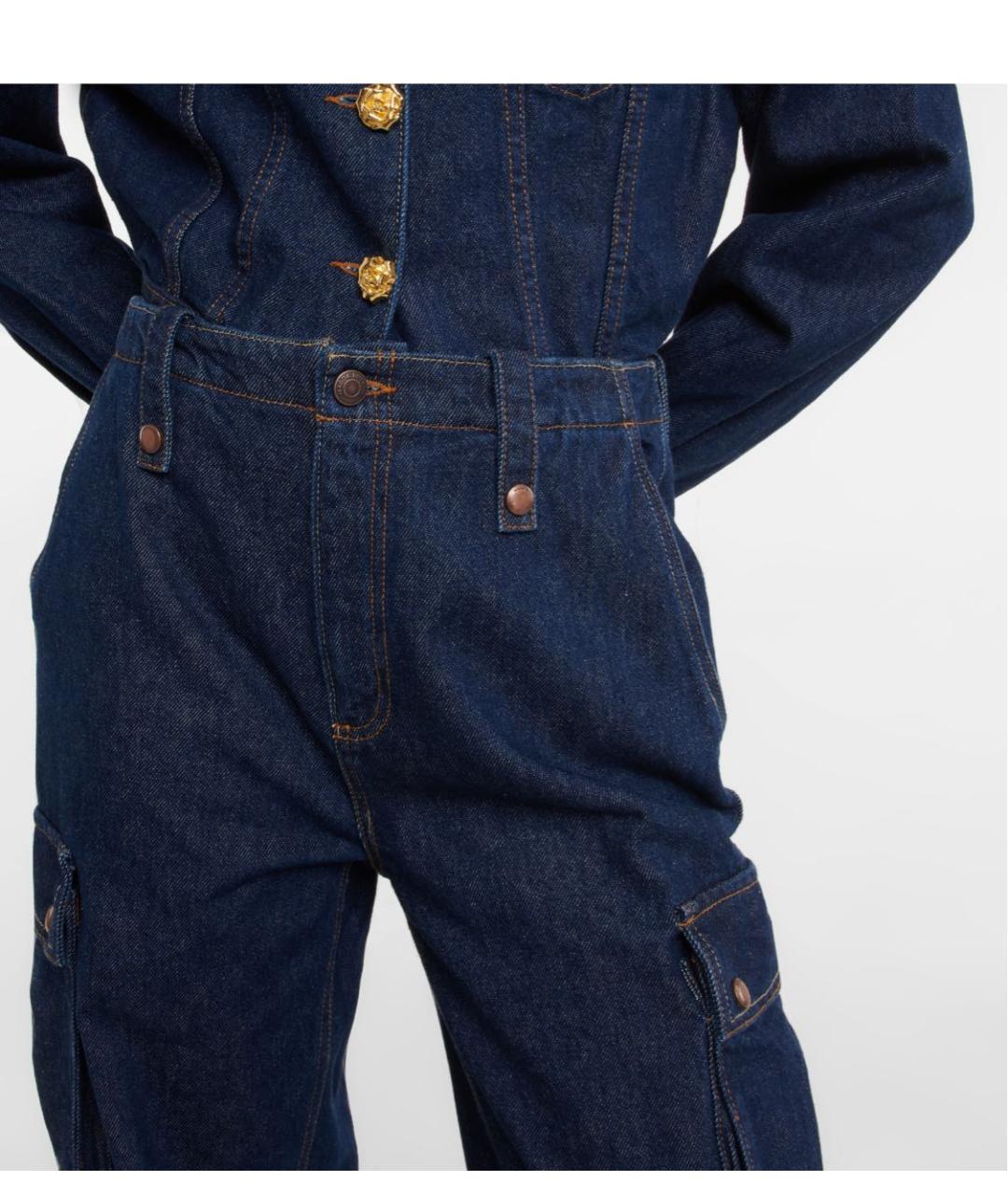 MAGDA BUTRYM Синие прямые джинсы, фото 4